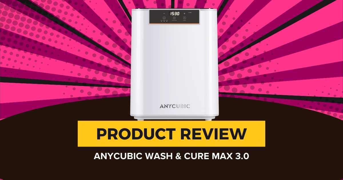 Anycubic Wash and Cure Max 3.0 review – full station setup on workbench