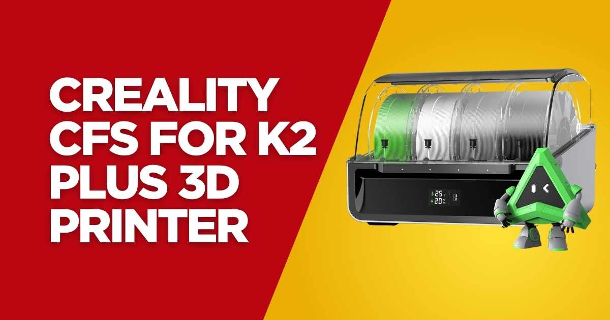 Creality CFS 16-color automatic filament system for K2 Plus 3D printer with RFID technology and moisture-proof storage compartments