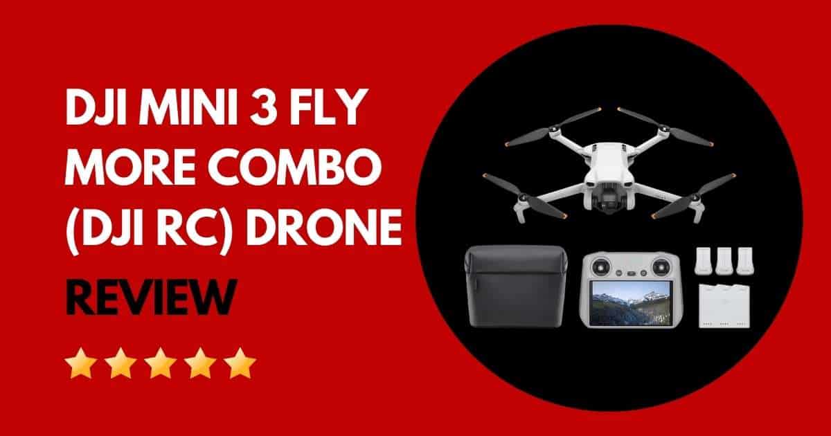 DJI Mini 3 Fly More Combo with DJI RC controller and three batteries