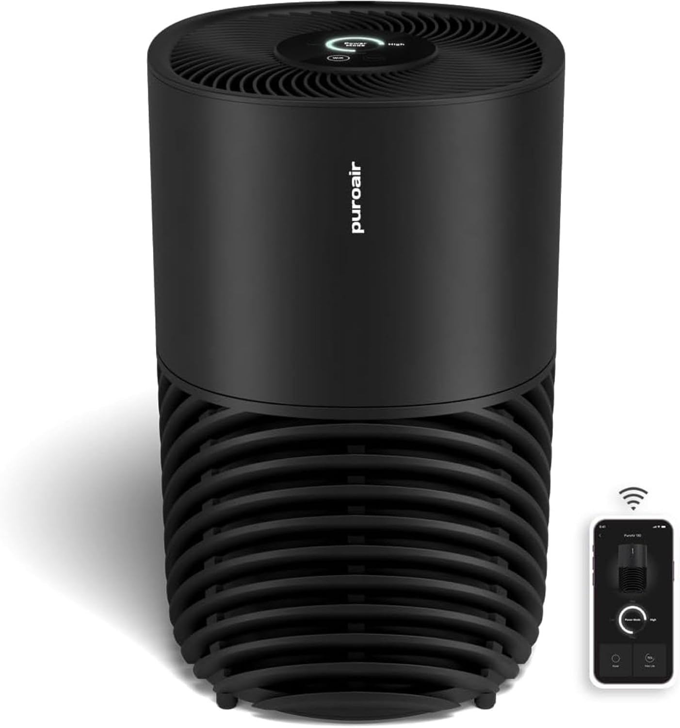 PuroAir 130i HEPA Air Purifier with Wi-Fi control for bedrooms and small rooms up to 600 square feet