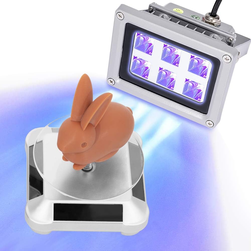Comgrow 3D Printer UV Resin Curing Light with 360 rotating turntable