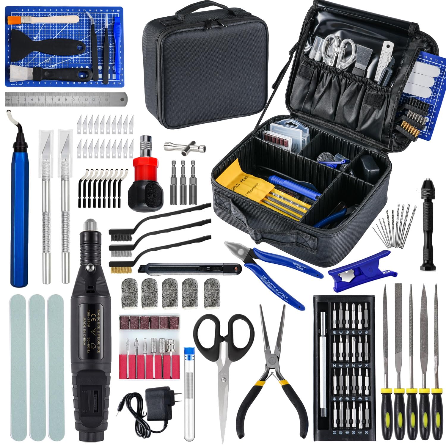 AEORUM 124-piece 3D printing accessory tool kit with Oxford bag