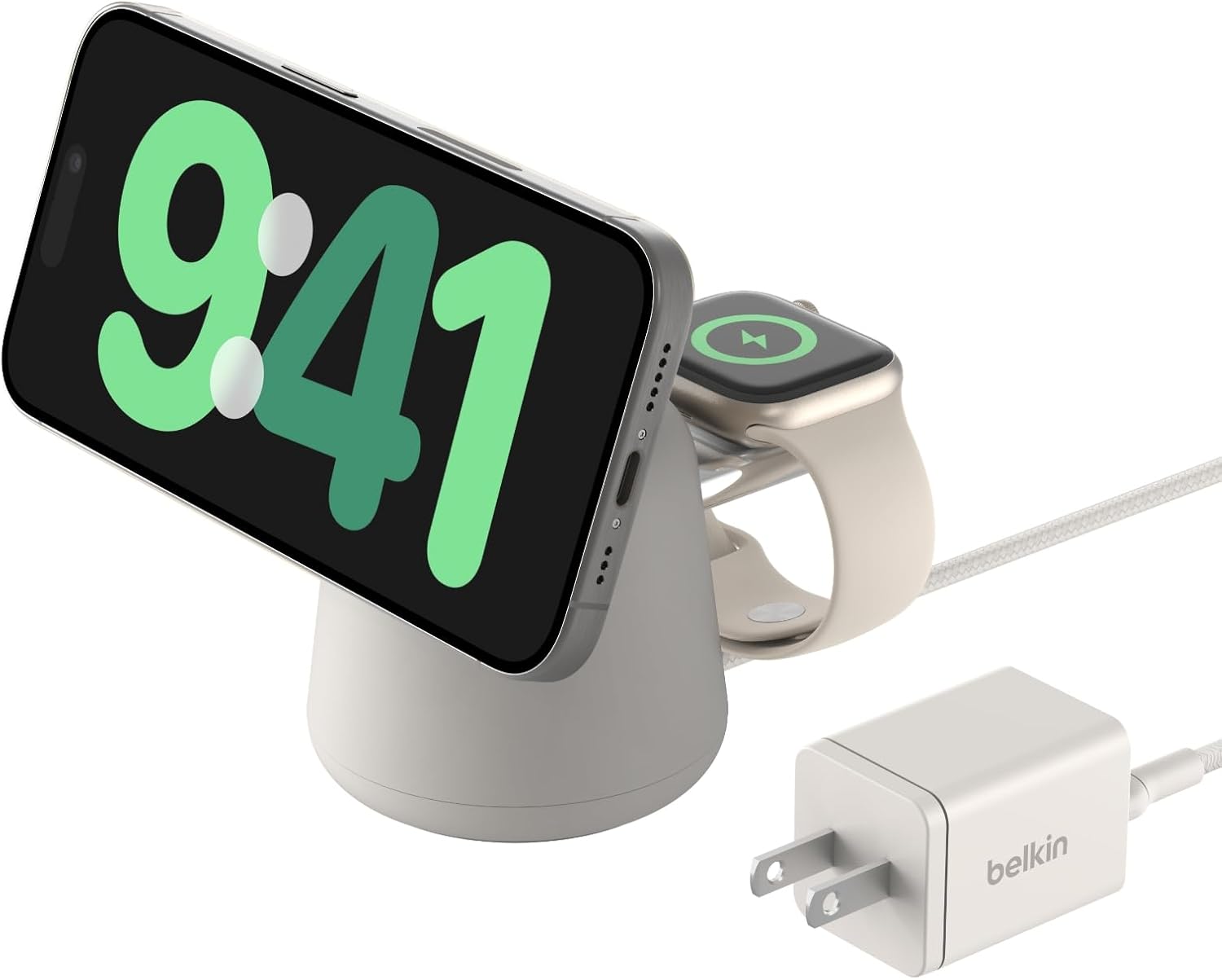 Belkin 2 in 1 Qi2 Wireless Charging Dock 15W iPhone 17 16 AirPods Big Spring Sale 2026