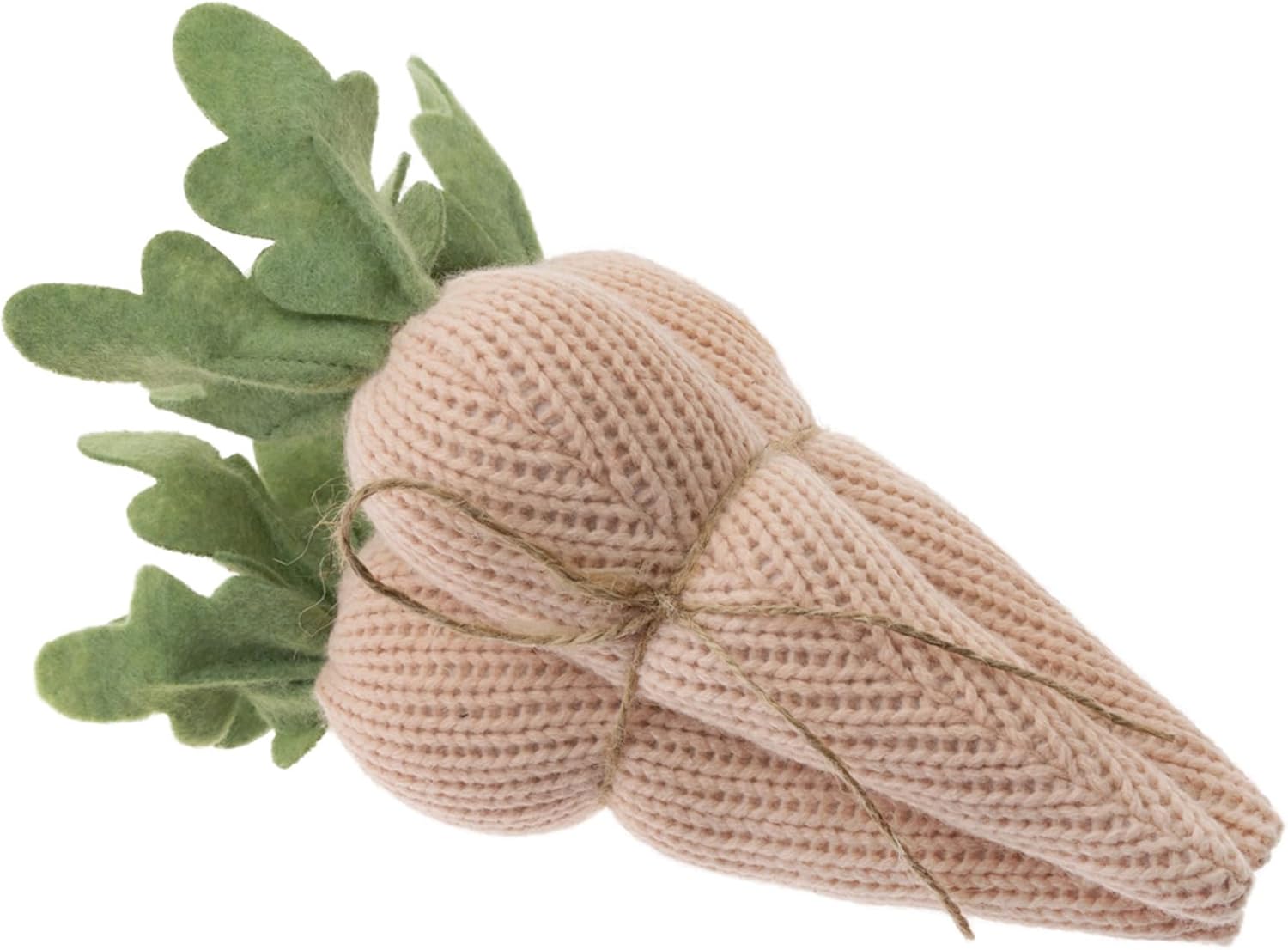 Boston International crochet cream stuffed fabric carrots set of 3 Easter decorations crafts