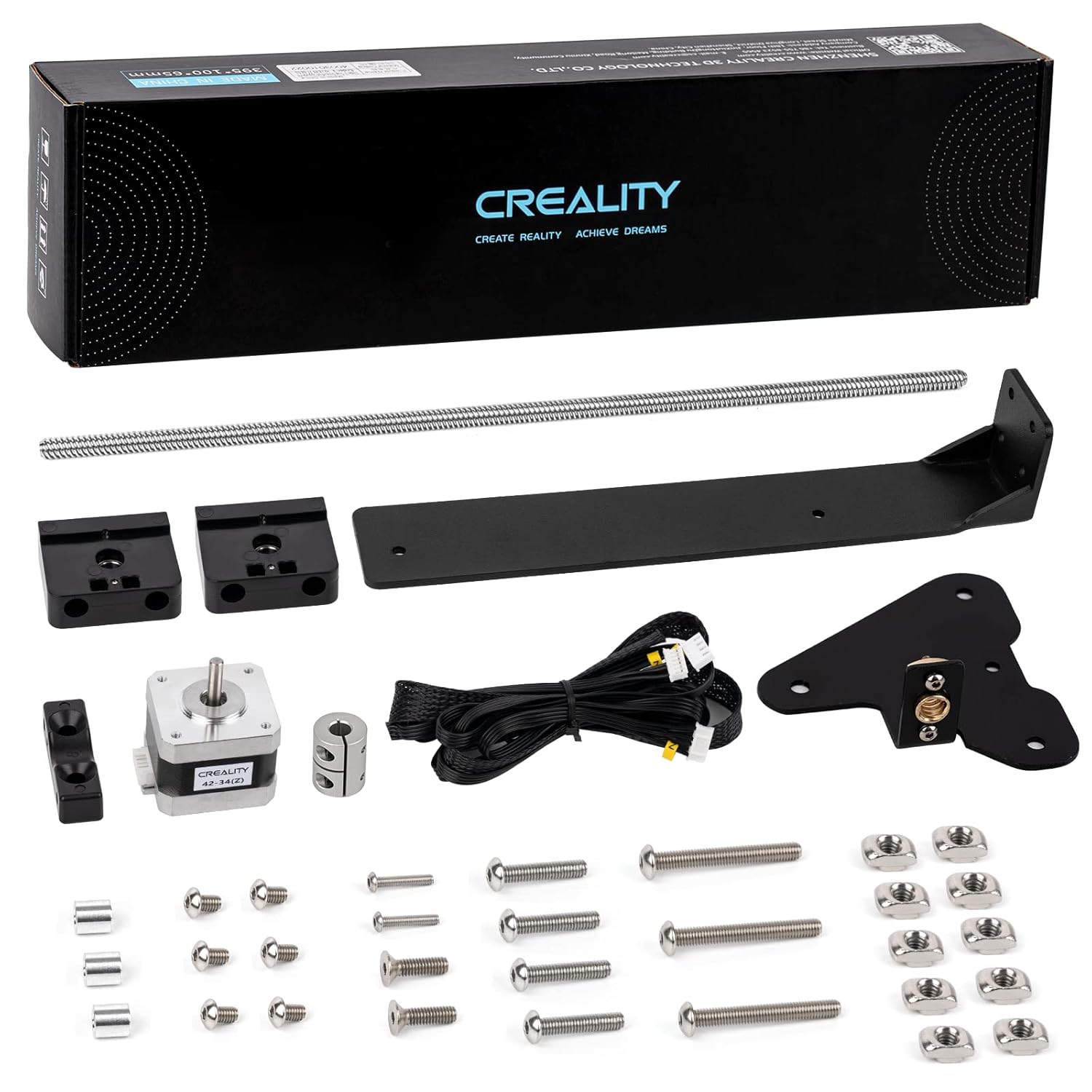 Creality Ender 3 dual Z-axis upgrade kit with lead screw and stepper motor