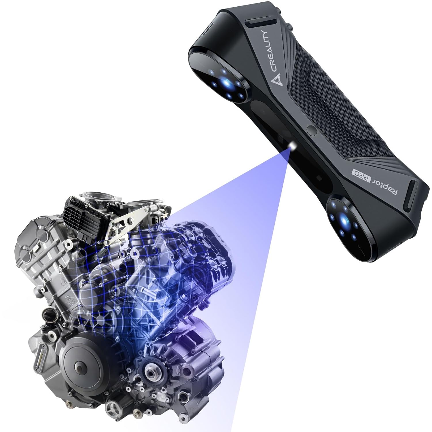 Creality 3D Scanner Raptor Pro metrology-grade 0.02mm accuracy