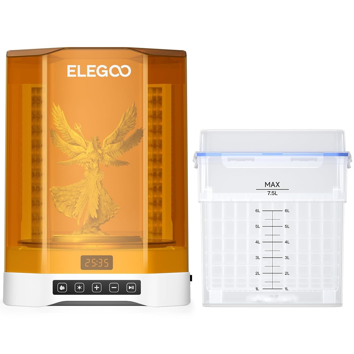 ELEGOO Mercury Plus V3.0 wash and cure station 7.5L capacity