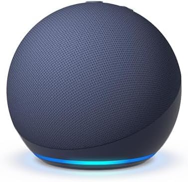 Echo Dot 5th Gen 2022 release in Deep Sea Blue – close-up of the smart speaker included in the STAR WARS bundle