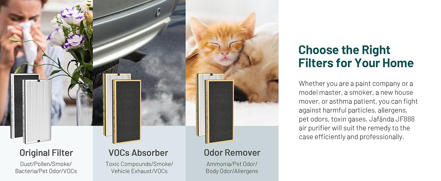 Jafanda filter selection guide choosing the right replacement filter