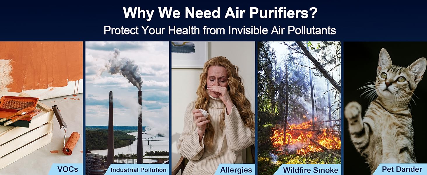 Jafanda JF1500 infographic why home air purification is important