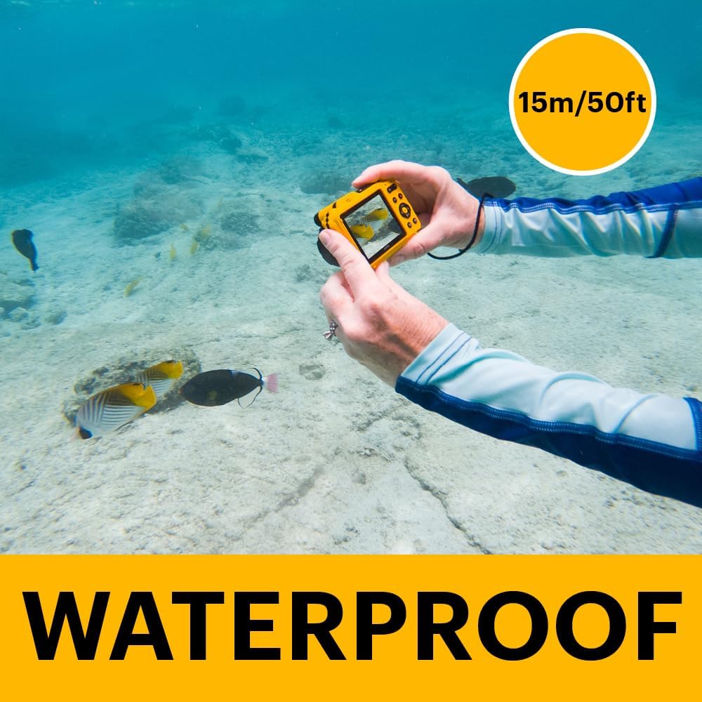 Kodak PIXPRO WPZ2 being used underwater showing waterproof capability