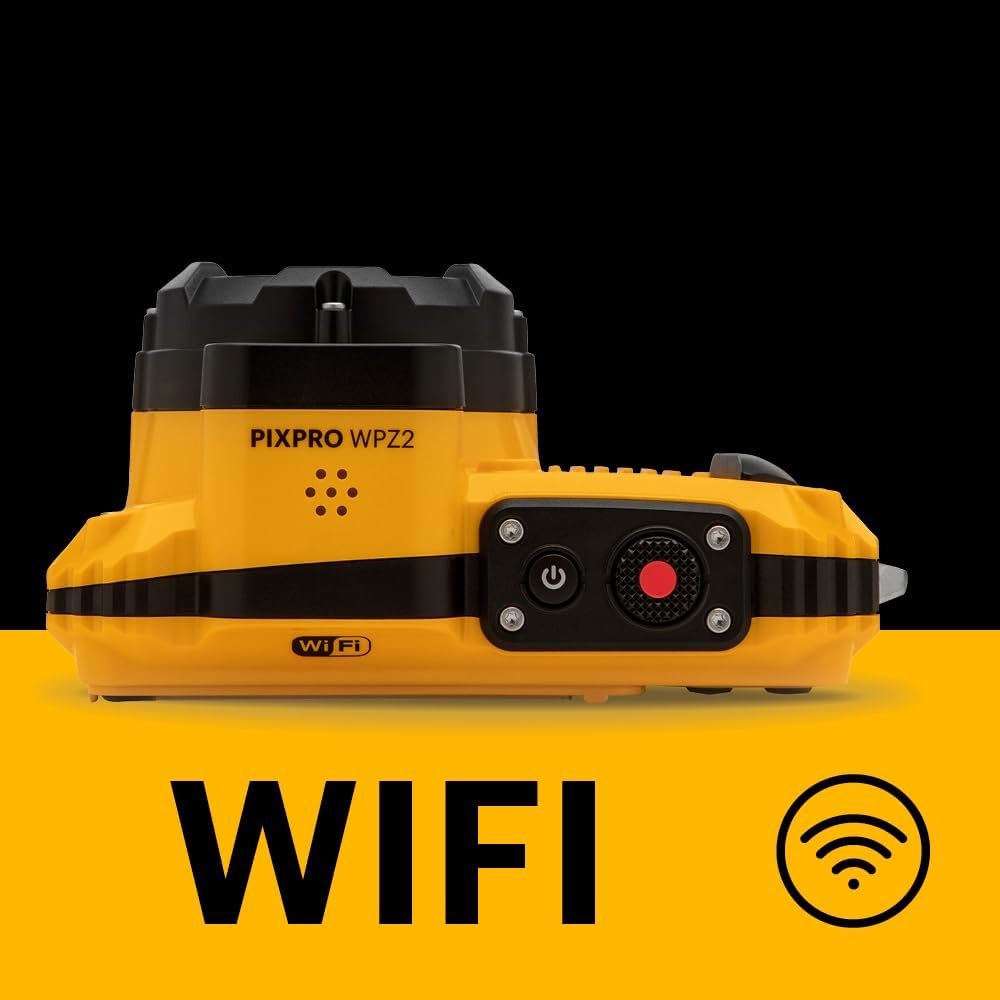 Kodak PIXPRO WPZ2 Wi-Fi connectivity feature illustration