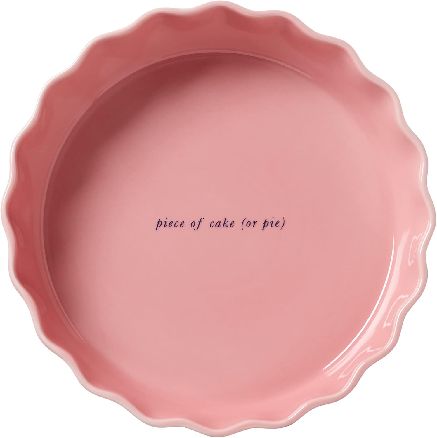 Kate Spade New York Make It Pop pink pie dish Easter gift