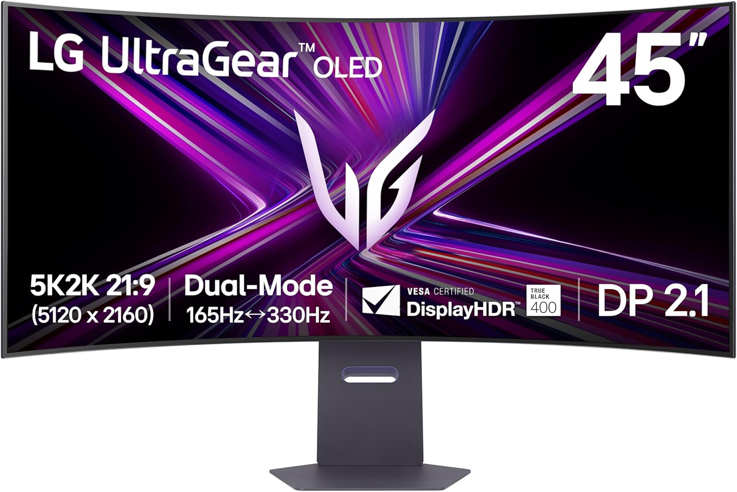 LG 45 Ultragear 5K2K OLED Curved Gaming Monitor Big Spring Sale 2026 Deal