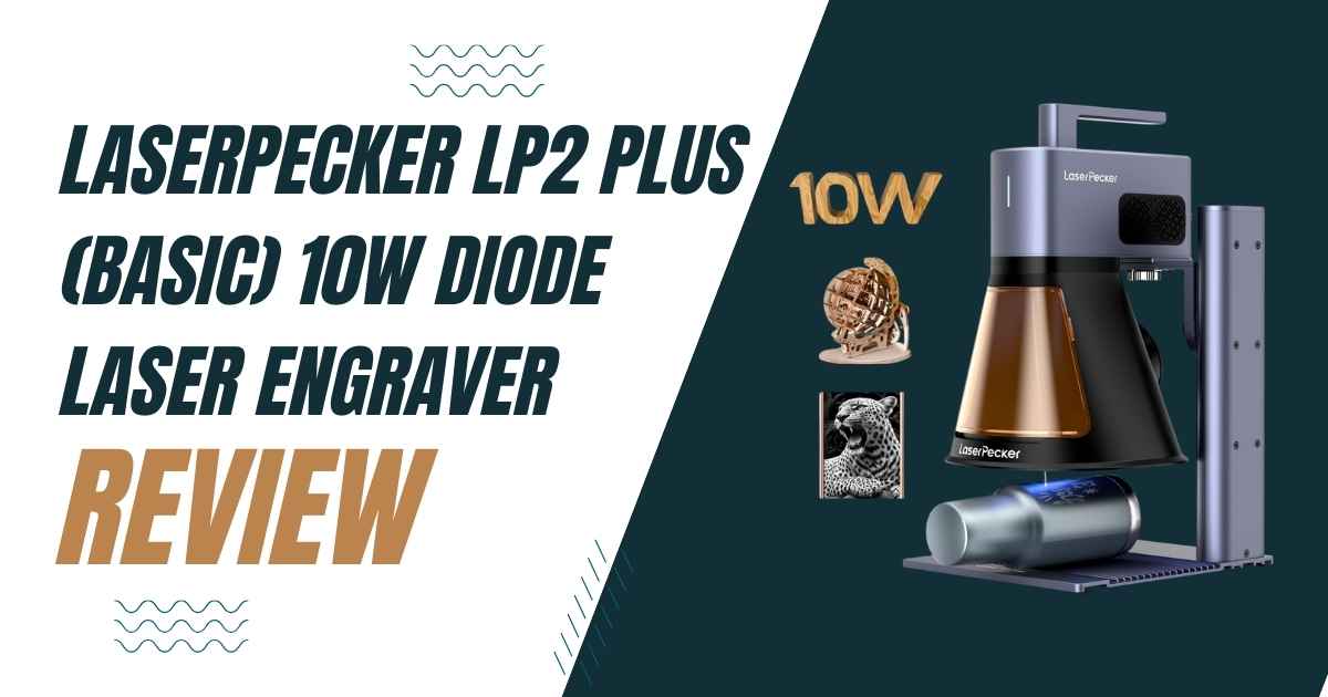 LaserPecker LP2 Plus 10W Diode Laser Engraver featured product shot on dark background