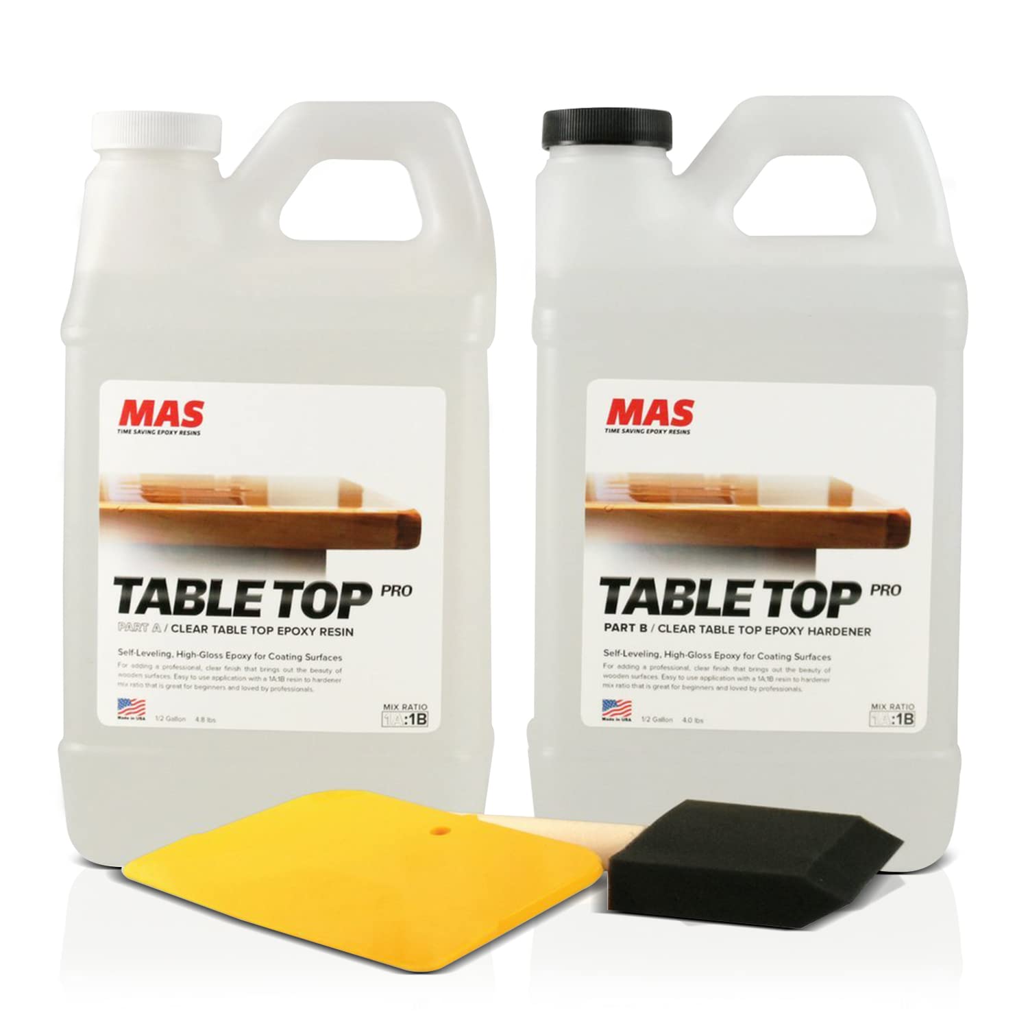 MAS Epoxies Table Top Pro crystal clear epoxy coating for 3D prints