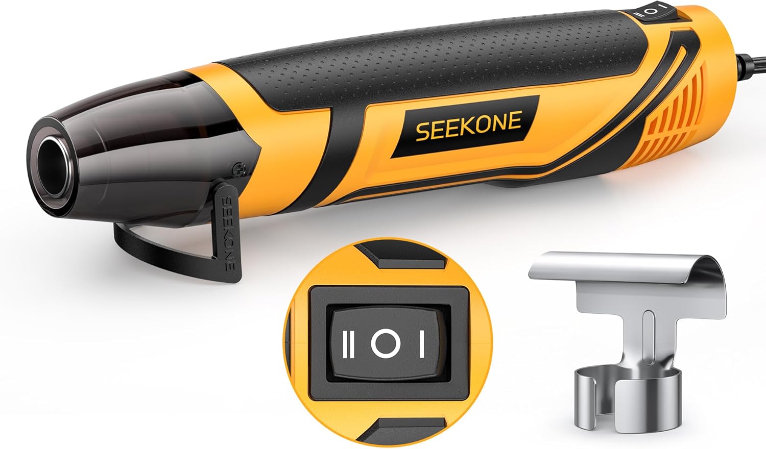 SEEKONE Mini Heat Gun 350W for 3D print finishing and vinyl wrap