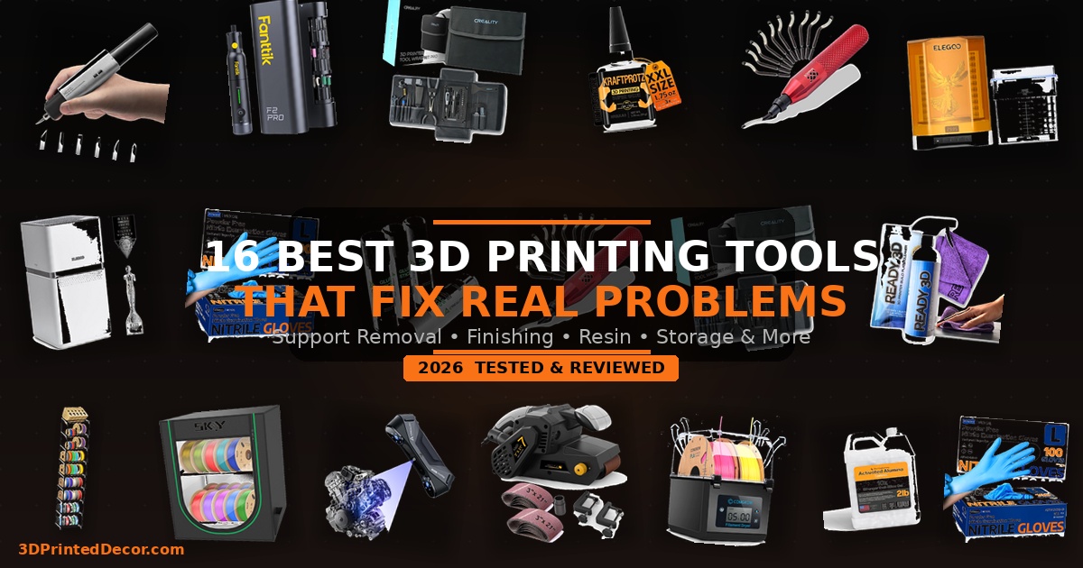 16 Best 3D Printing Tools That Fix Real Problems in 2026