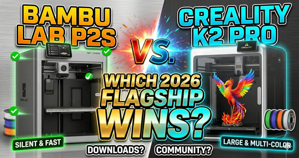 Bambu Lab P2S vs. Creality K2 Pro Which 2026 Flagship Wins