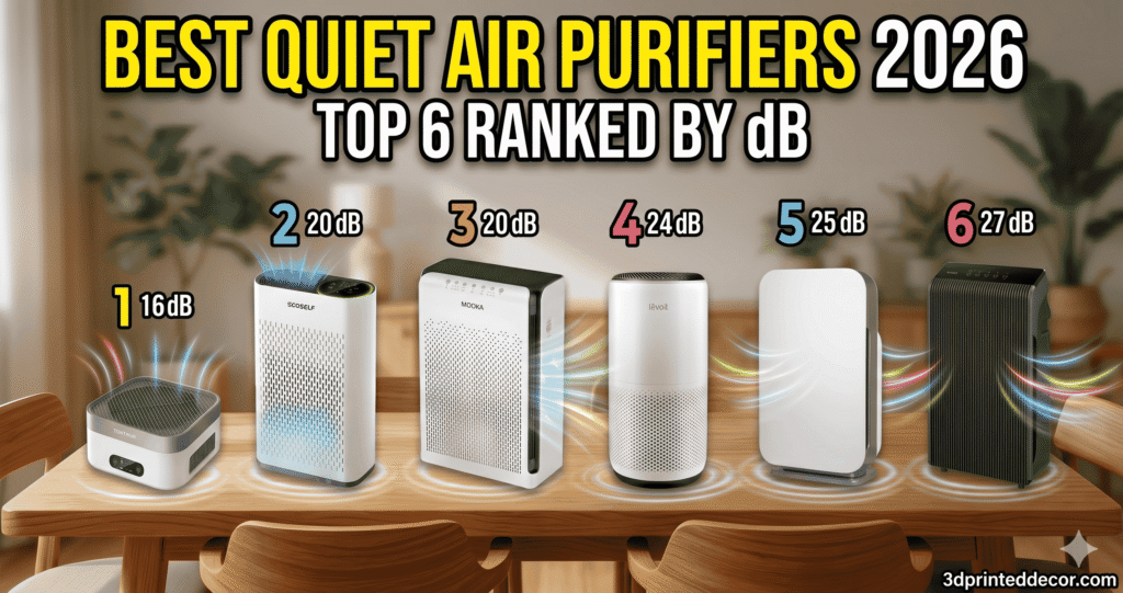 Best Quiet Air Purifiers of 2026: Top 6 Ranked by Decibels