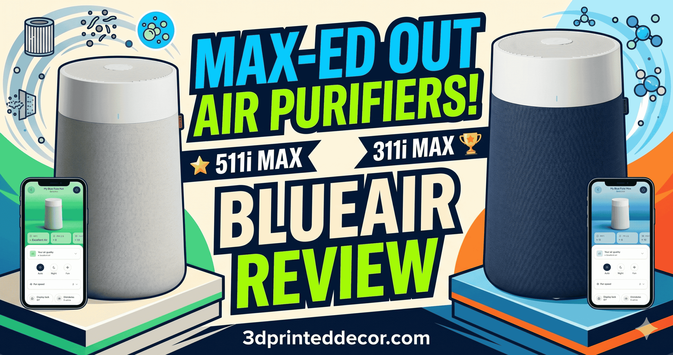Blueair Blue Pure 511i Max and 311i Max Air Purifier Review 2026