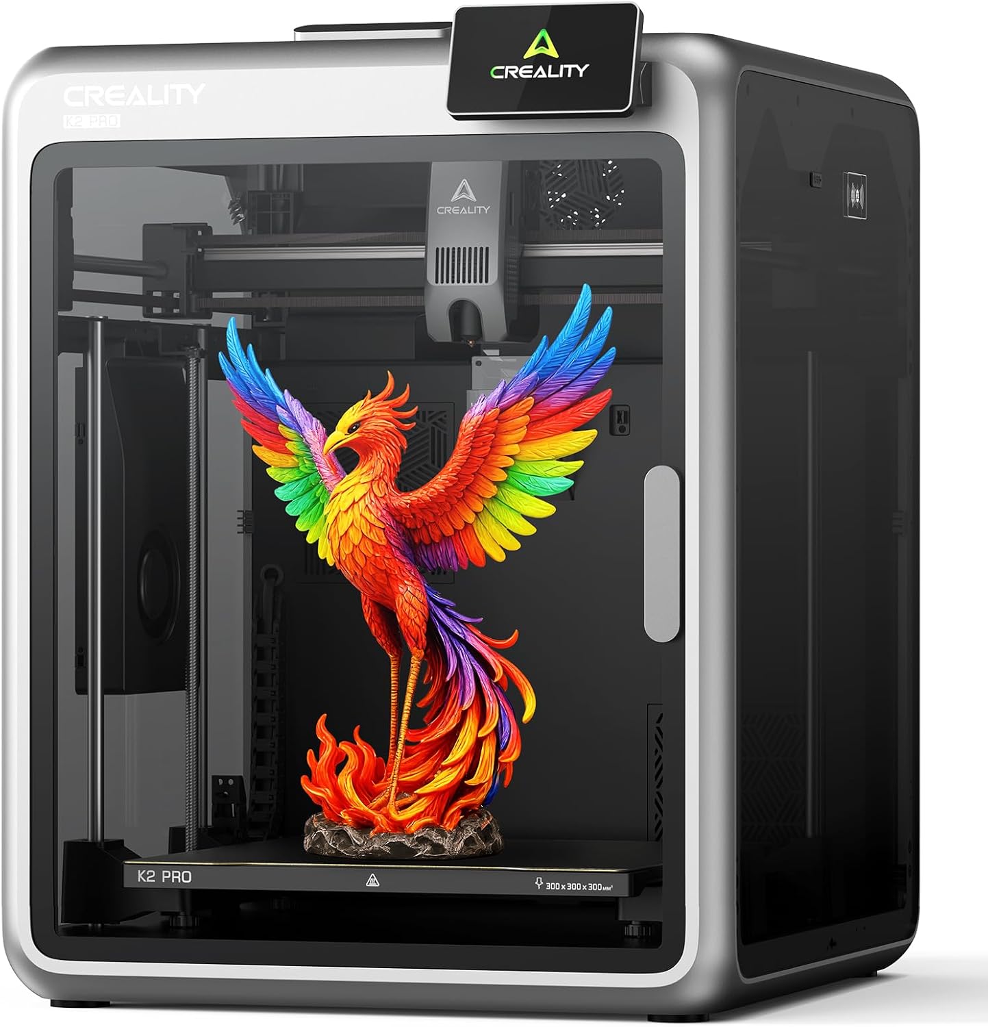 Creality K2 Pro 3D printer with CFS multi-color system and 300x300x300mm build volume