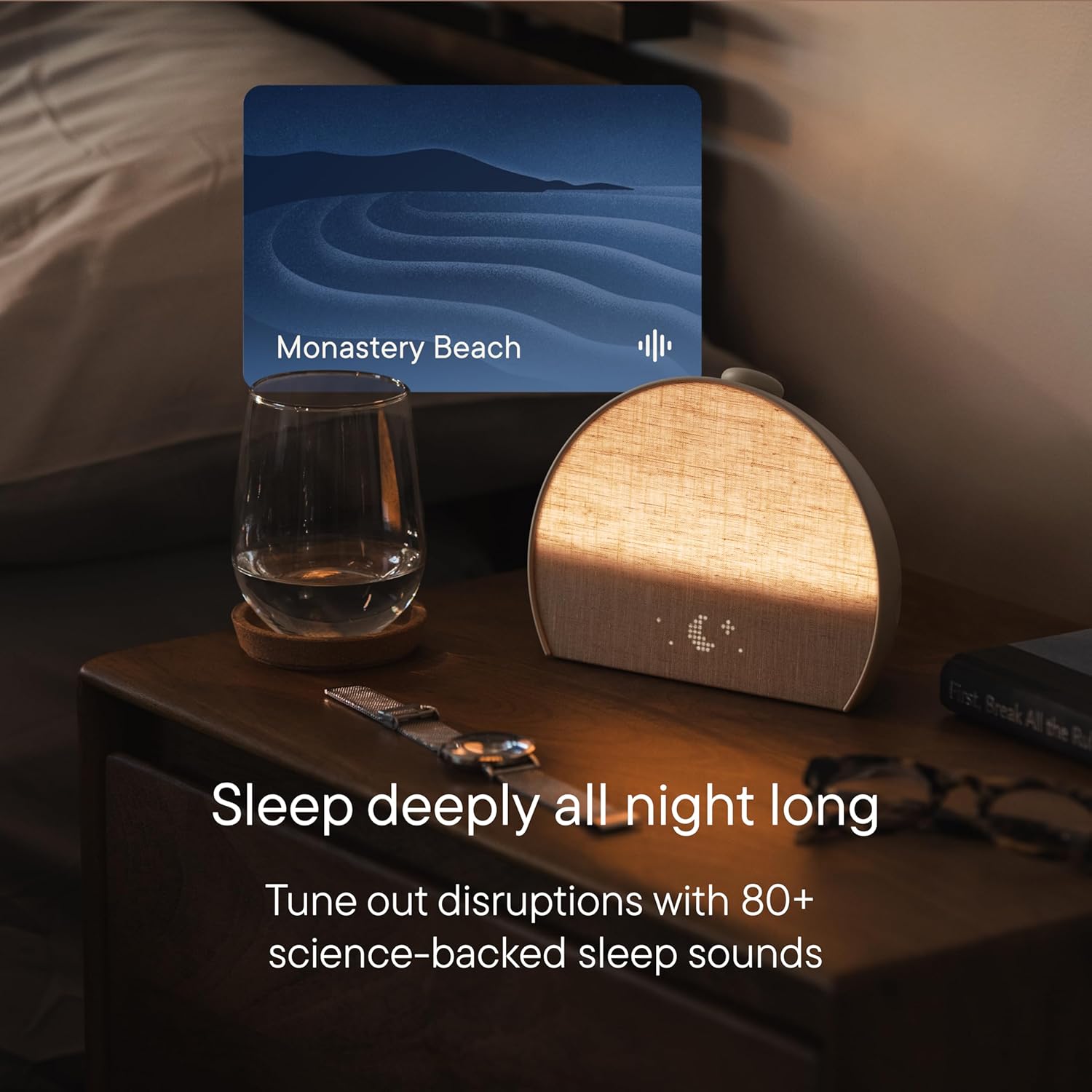 Hatch Restore 3 — 80+ science-backed sleep sounds available via Hatch+