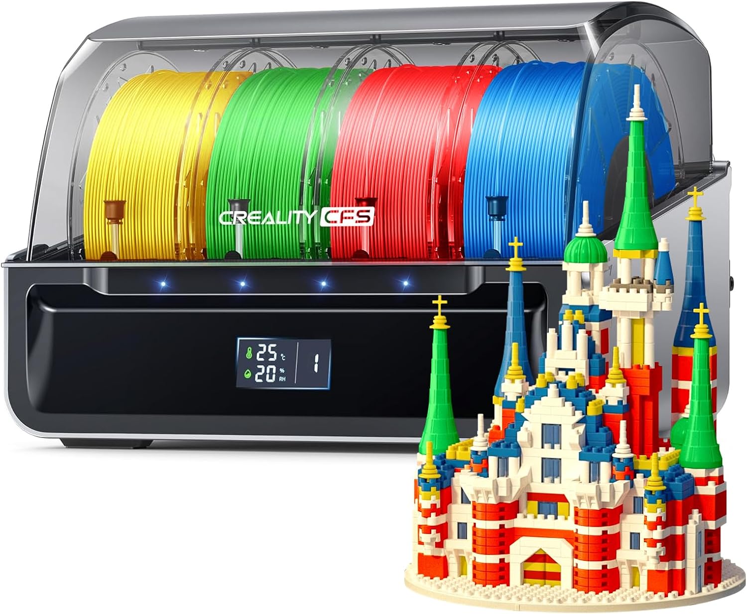Official Creality CFS Filament System for K2 Pro K1 Max multi-color 3D printing up to 16 colors