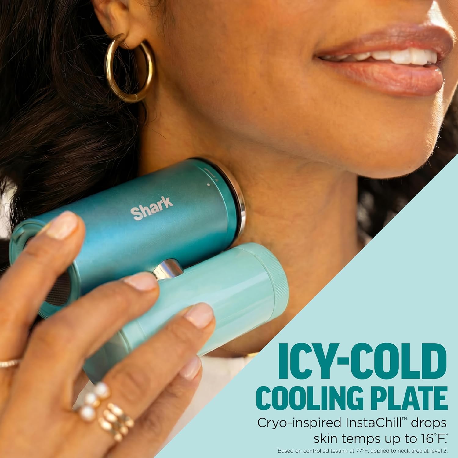 Shark ChillPill InstaChill Cooling Plate attachment — cryo metal disc for skin contact cooling