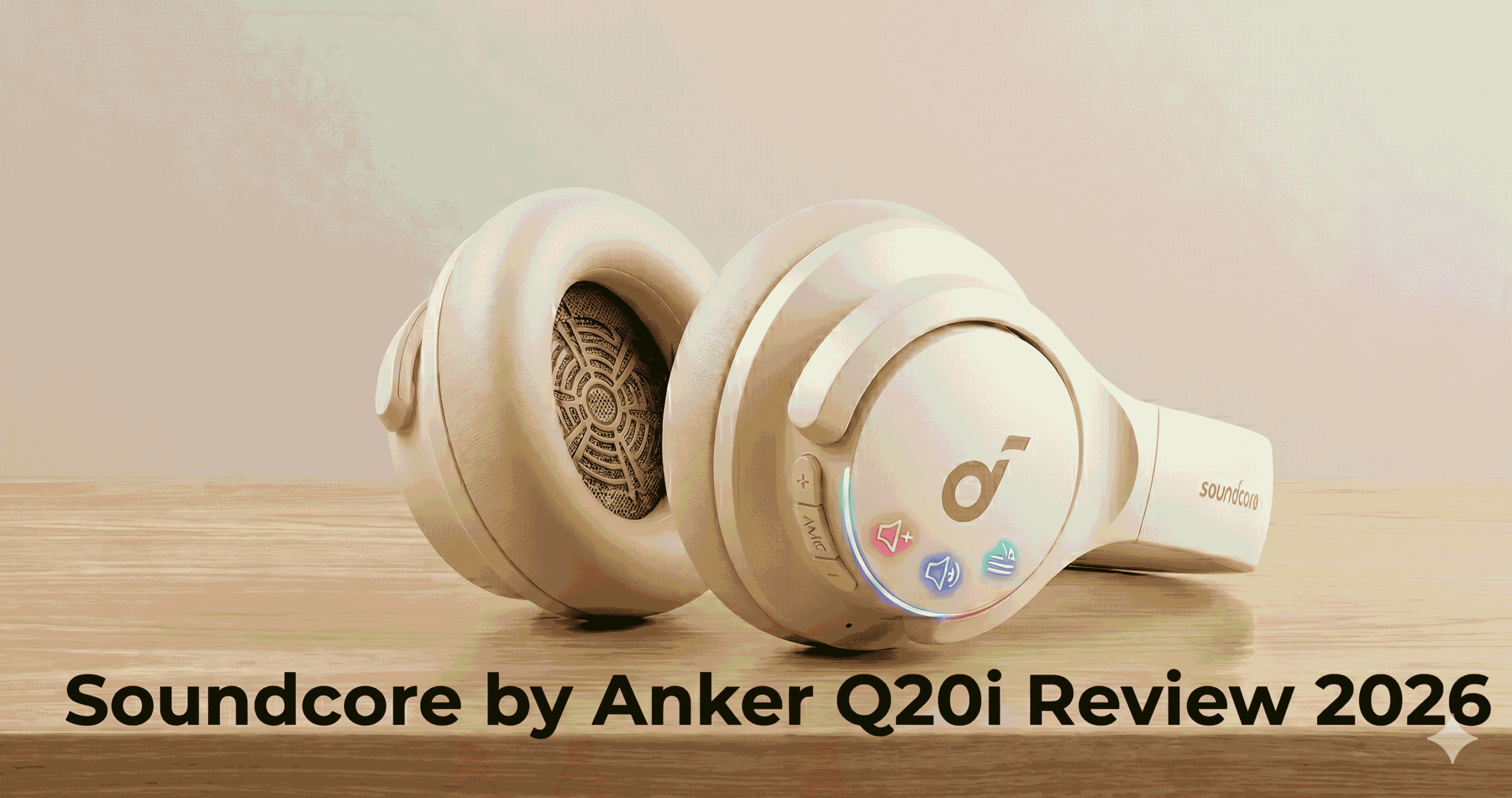 Soundcore by Anker Q20i over-ear headphones in white