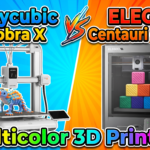 Anycubic Kobra X vs ELEGOO Centauri Carbon Multicolor 3D Printers