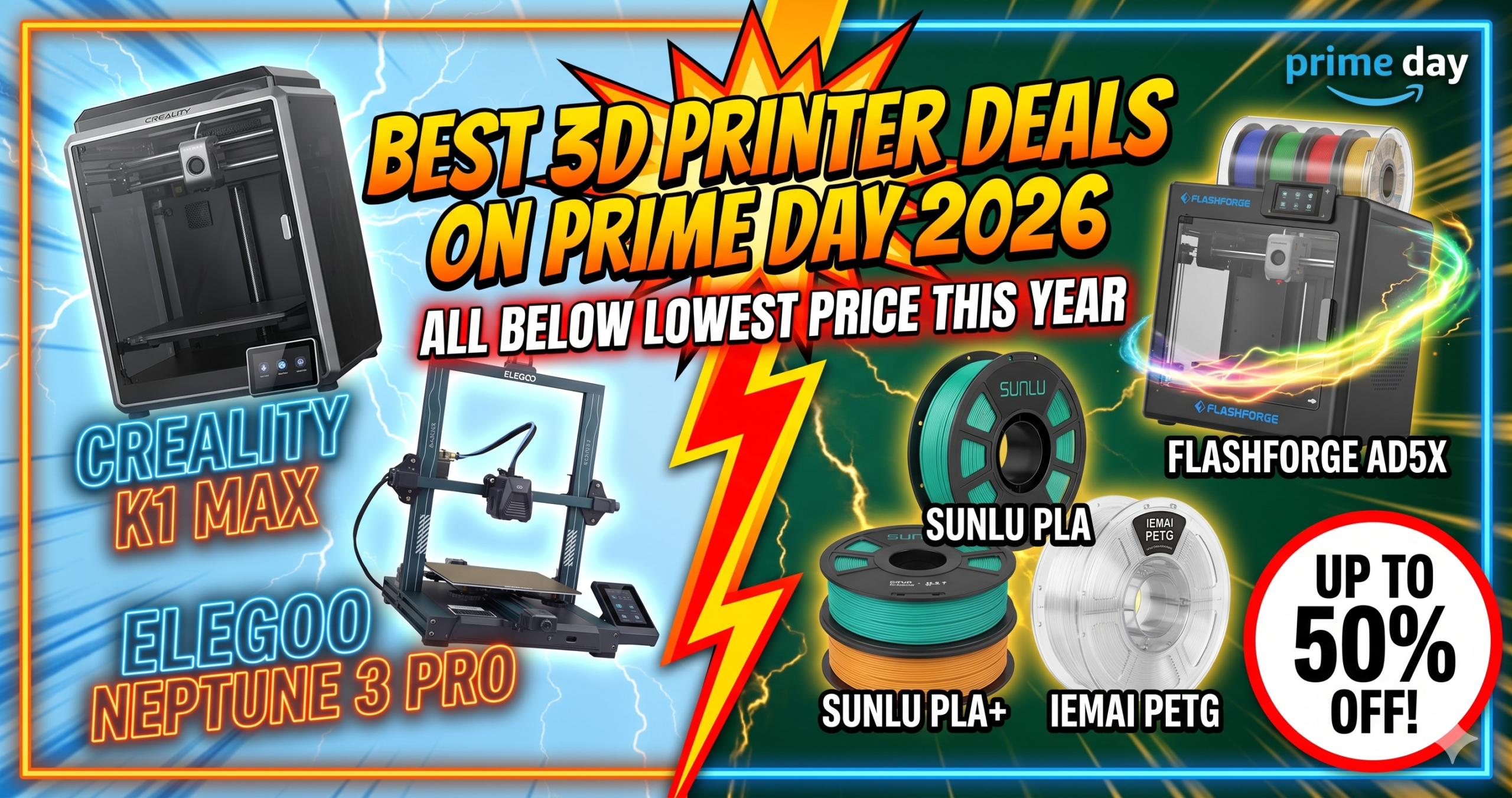 Best 3D Printer Deals on Prime Day 2026 — All Below Lowest Price This Year
