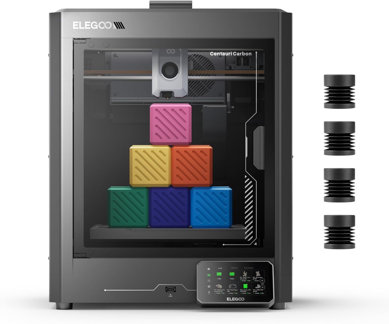 ELEGOO Centauri Carbon 3D Printer CoreXY enclosed die-cast frame