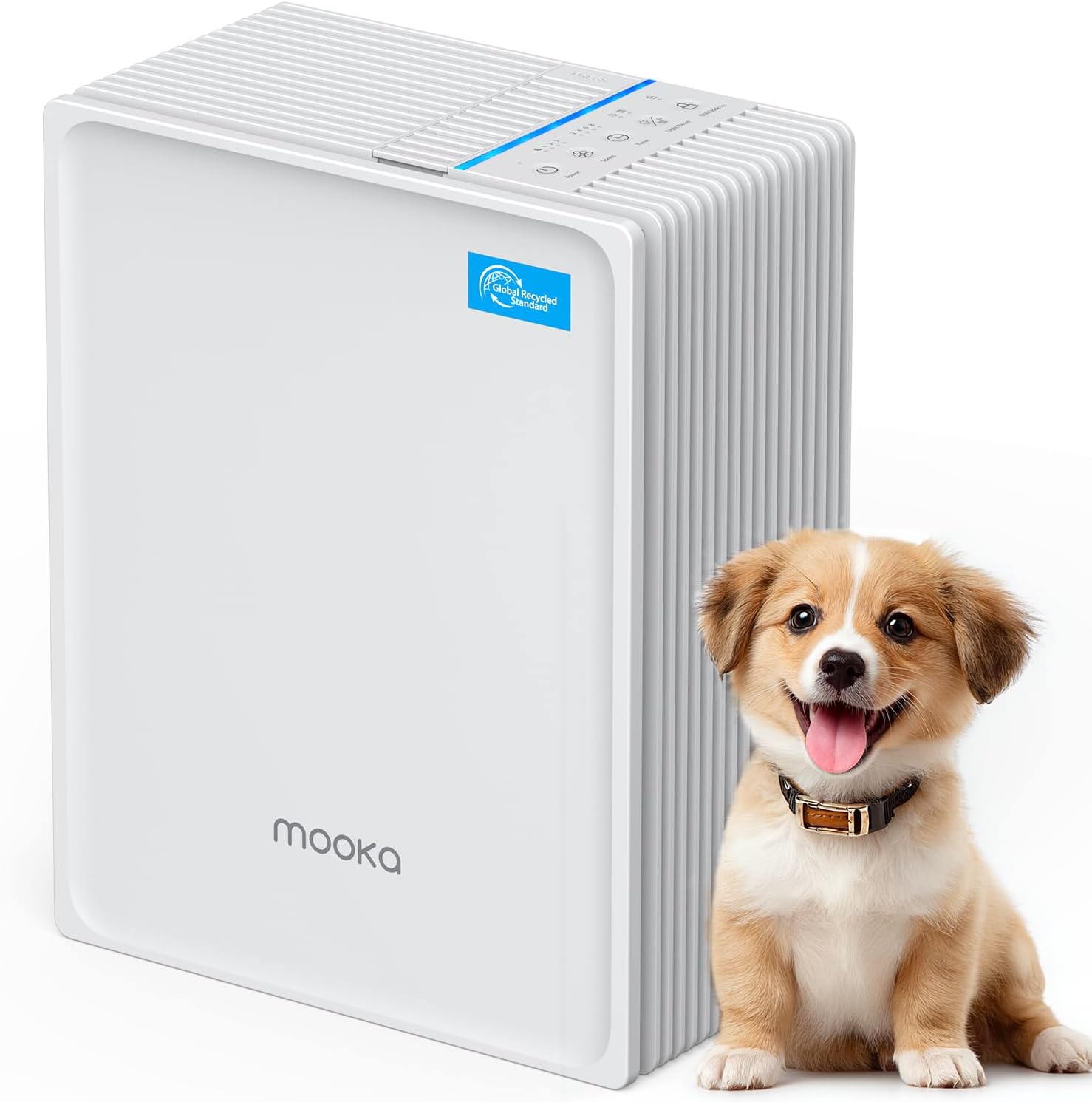MOOKA HEPA Air Purifier, white