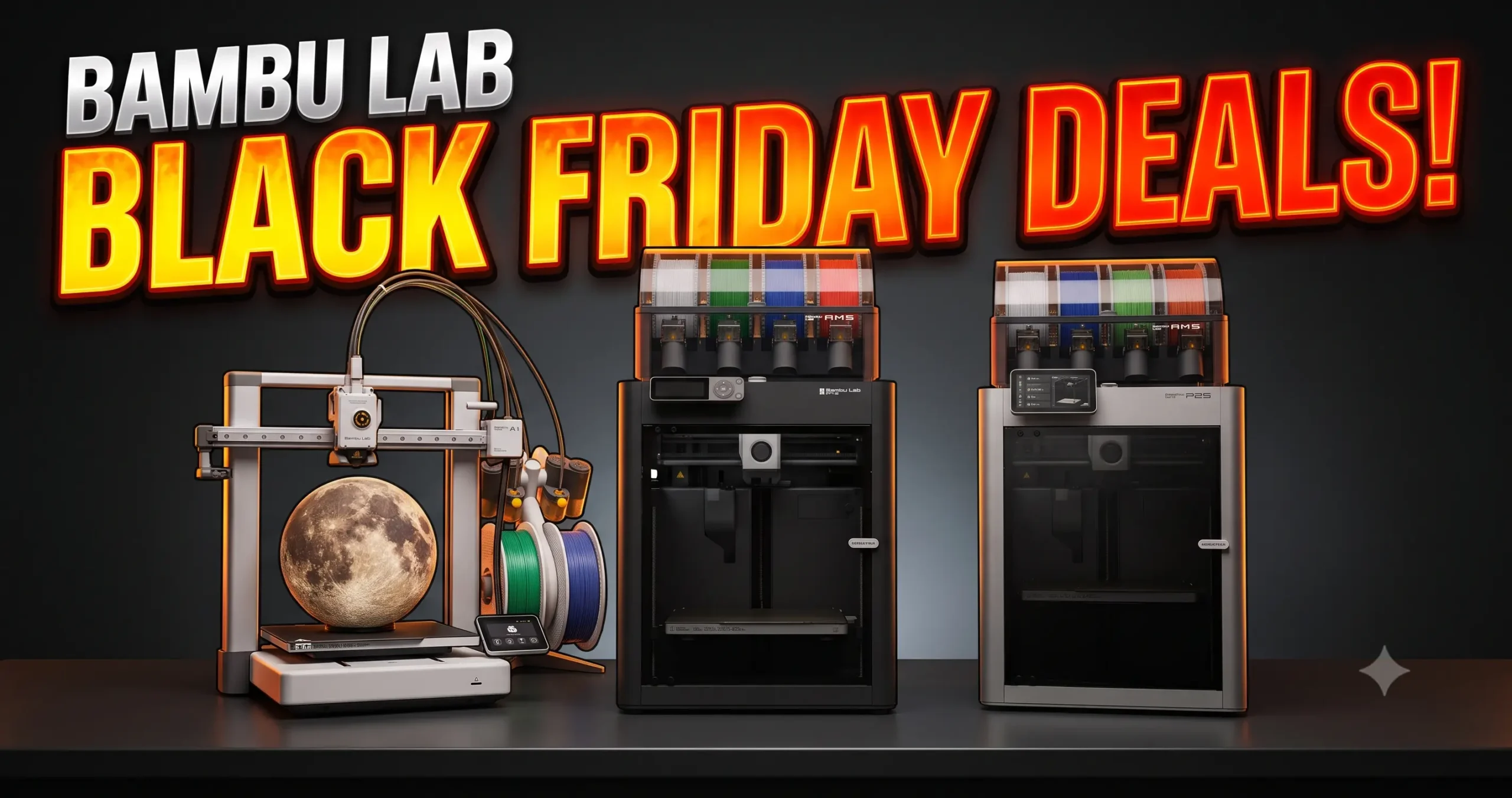 Bambu Lab Black Friday deals 2026: A1, P1S and P2S 3D printer prices