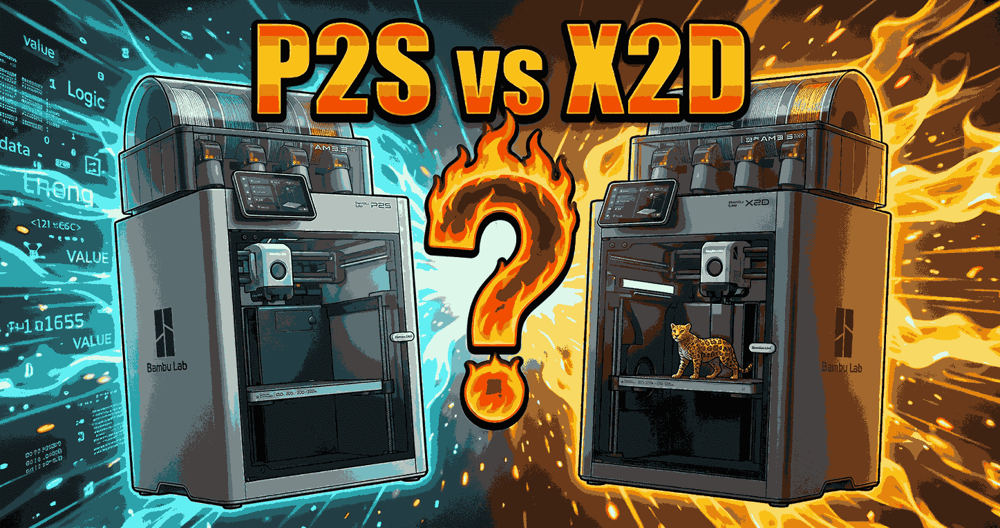 Bambu Lab P2S vs X2D: is the second nozzle worth $100?