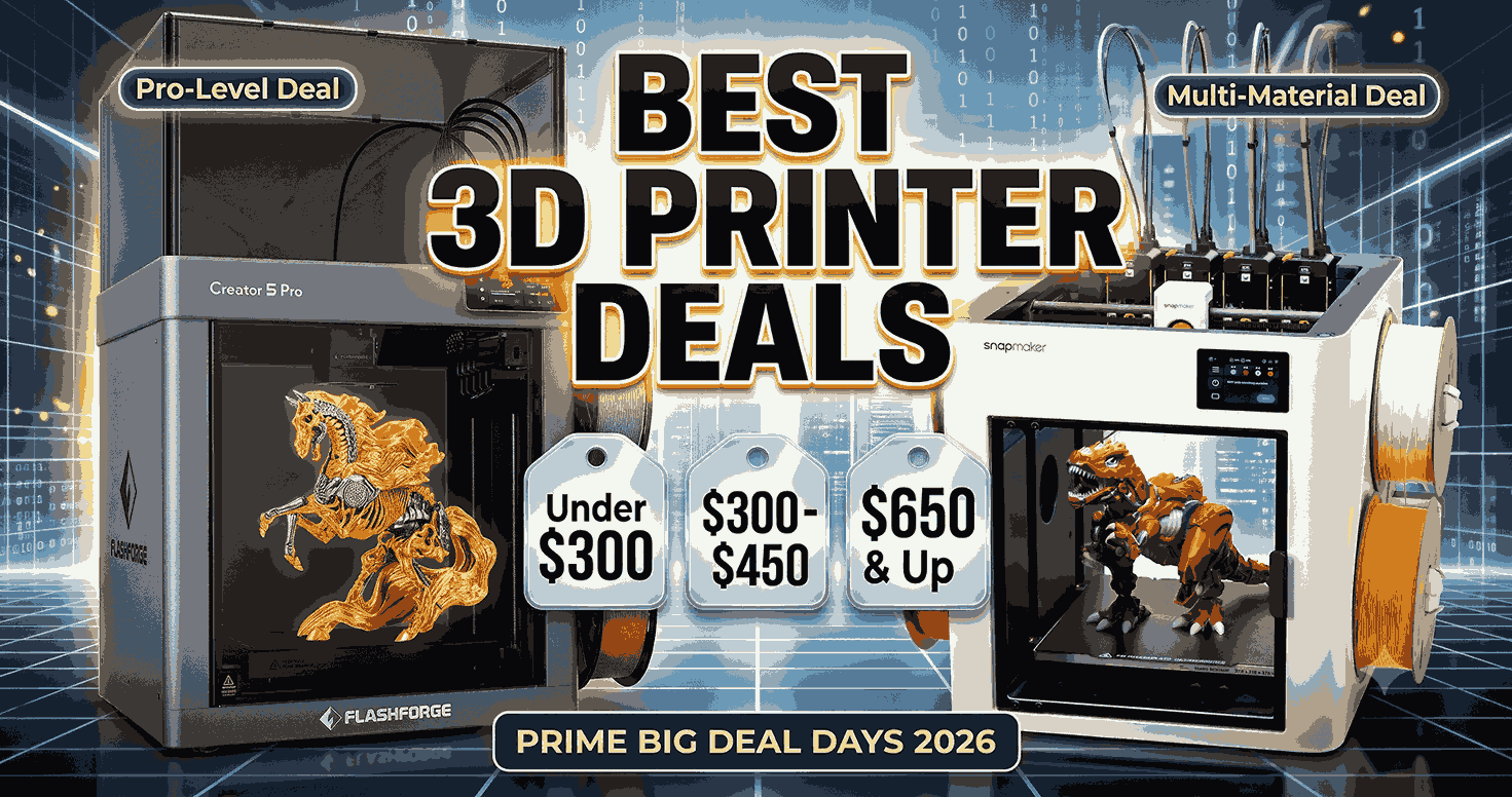 3D printers on sale during Amazon Prime Big Deal Days 2026