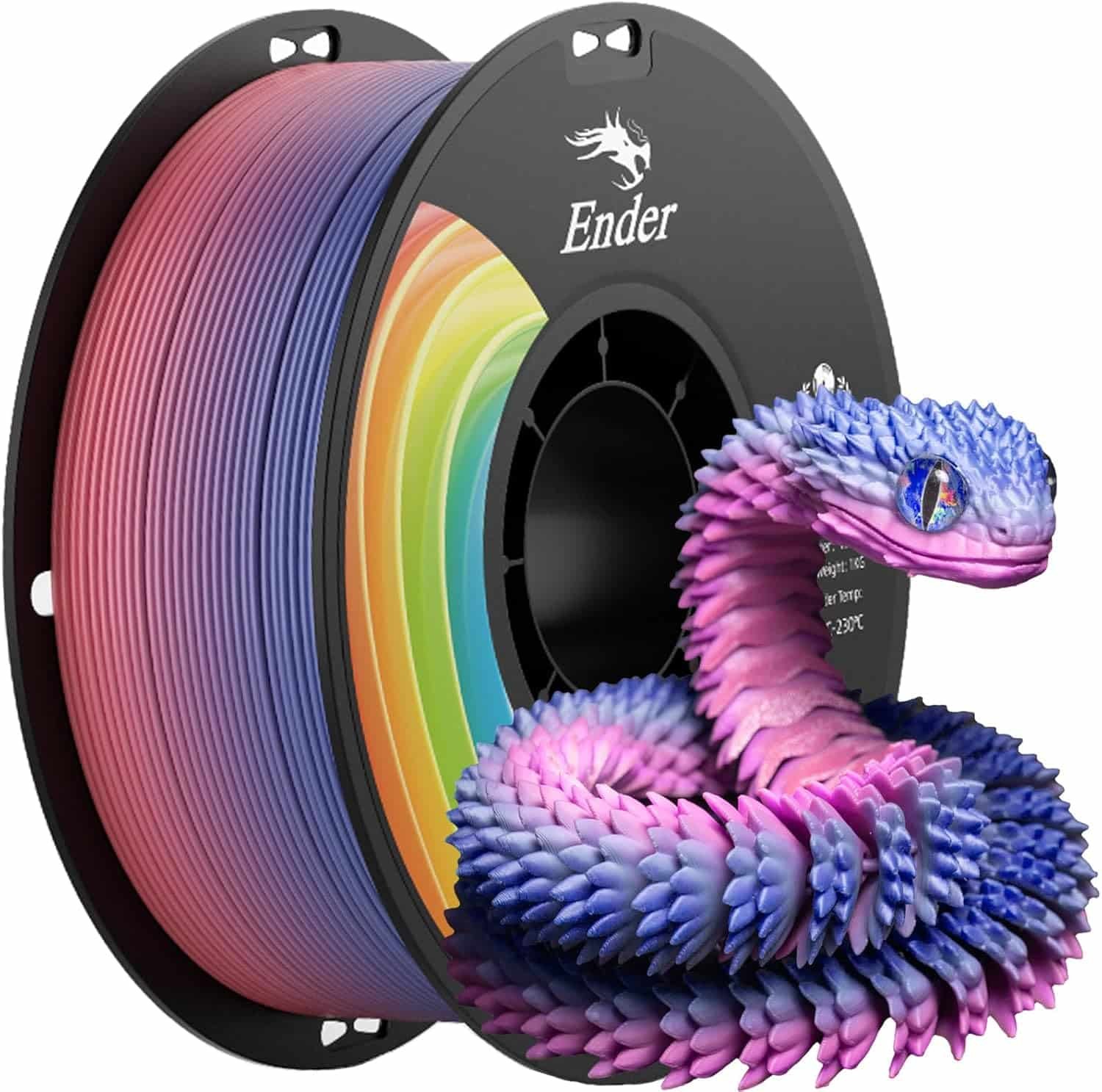 Creality PLA+ Filament, Rainbow, 1KG