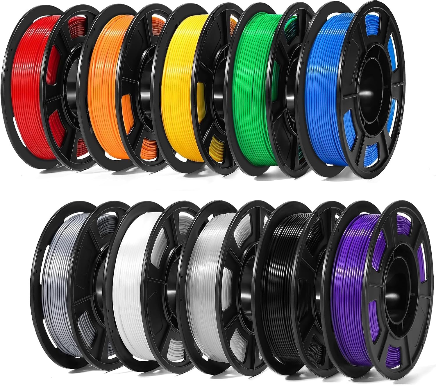 Dynta 10 Colors 250g PLA Filament Bundle (2.5kg)