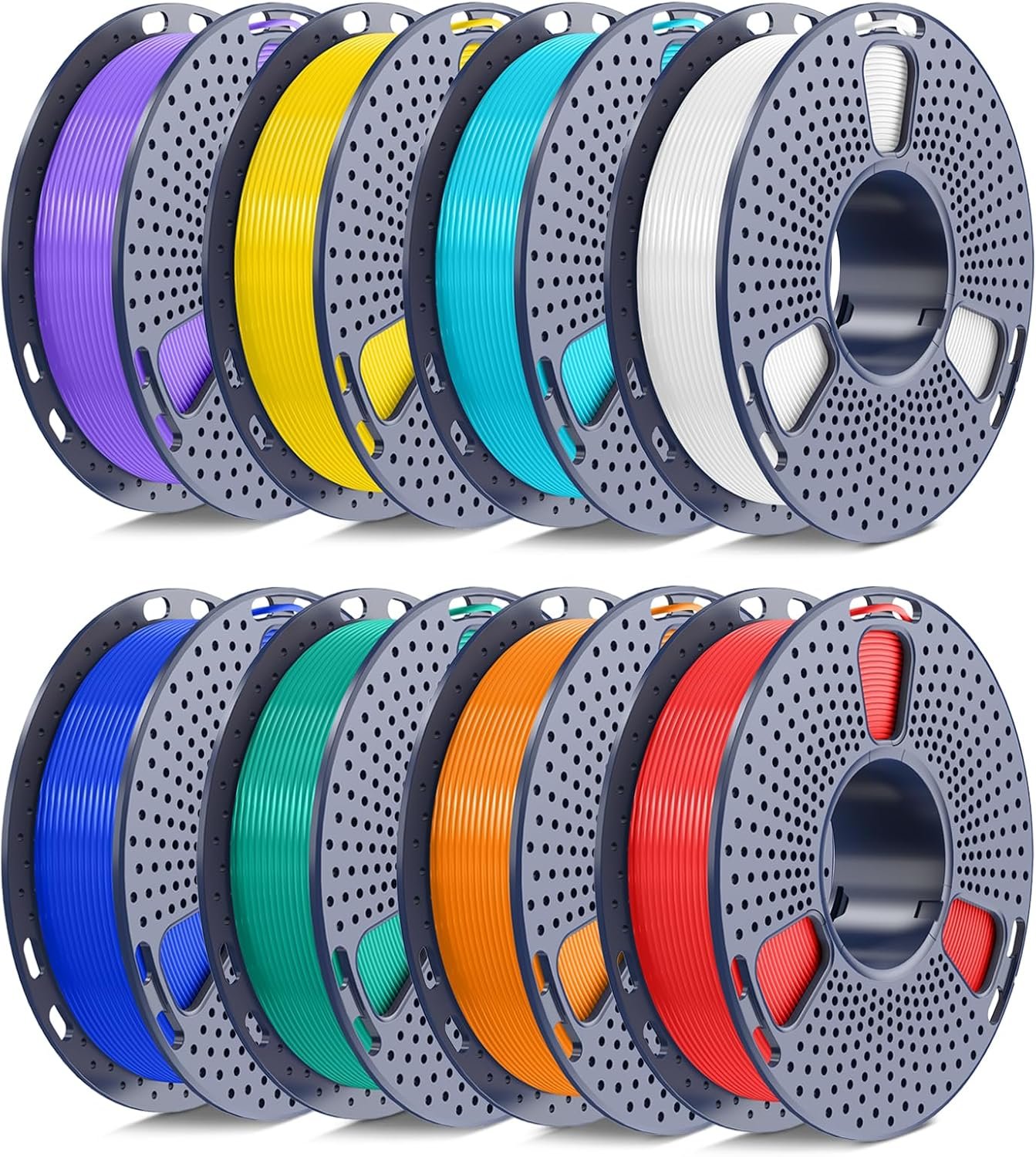 SUNLU PLA Filament, 250g Spool Bundle (8 Rolls)